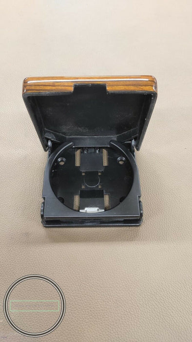 2 Pieces MERCEDES BENZ w123 w124 r107 w126 WOOD FOLDING DRINK CUPHOLDER Zebrano