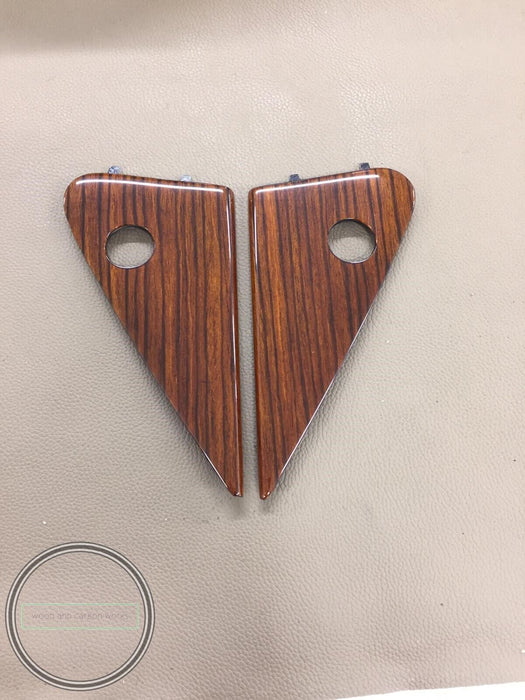 Mercedes W123 Mirror inner plate wood covered A1237250811 A1237250711 Zebrano