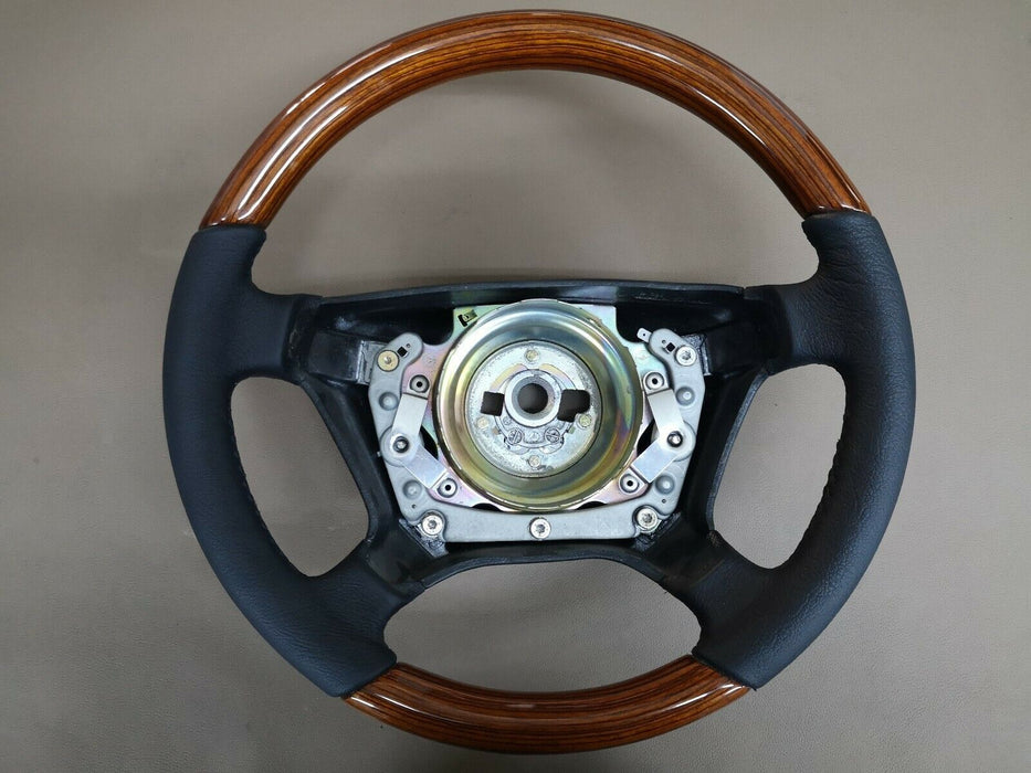 Mercedes Zebrano Wood Steering Wheel R129 W124 W140 W202 W208 W210