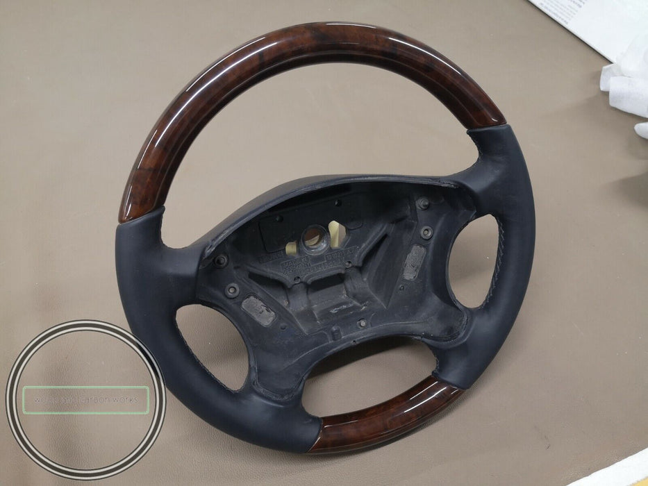 Mercedes W203 C-CLASS Wood Steering C200 C180 C350 Wood Steering Wheel  Burlwood