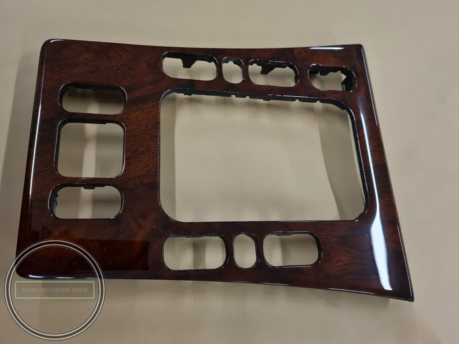 Mercedes w210 CENTER CONSOLE Wood Trim elegance  center BURLED WALNUT BURLWOOD