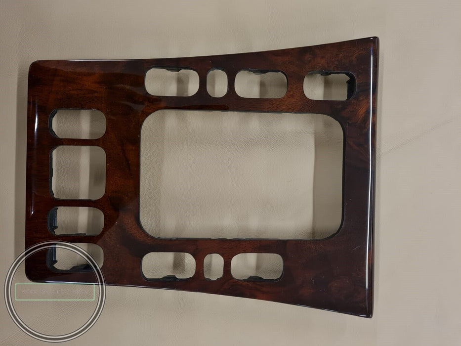 Mercedes w210 CENTER CONSOLE Wood Trim elegance  center BURLED WALNUT BURLWOOD