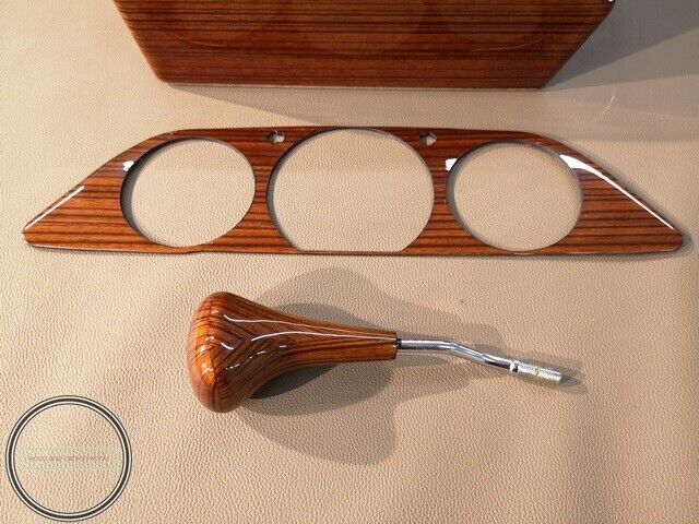Mercedes W126 C126 Wood Accessory set W126 Coupe WOOD TRIM Zebrano