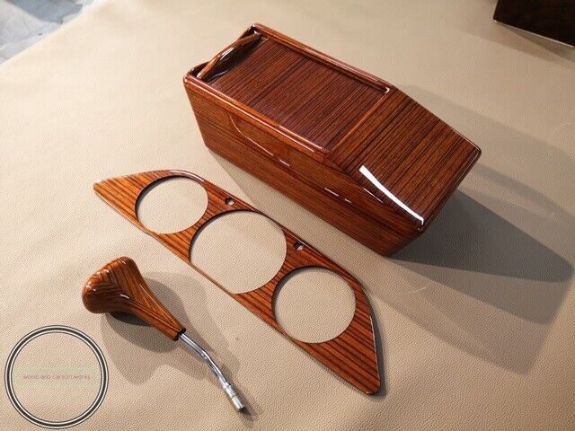 Mercedes W126 C126 Wood Accessory set W126 Coupe WOOD TRIM Zebrano