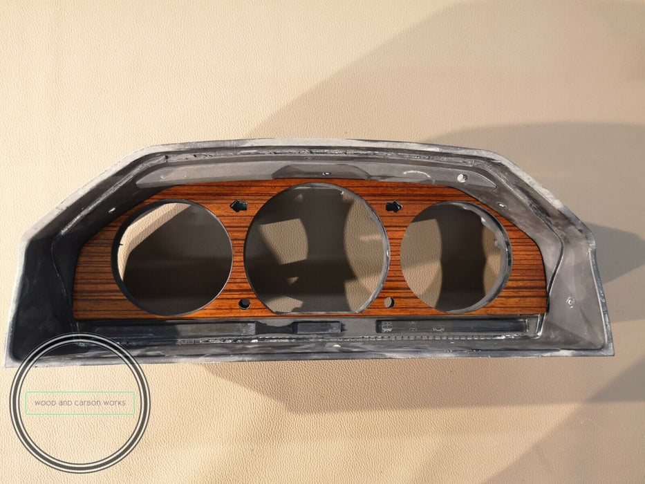 W123 Mercedes Benz Speedometer Cover Zebrano Insturment wood trim for w123
