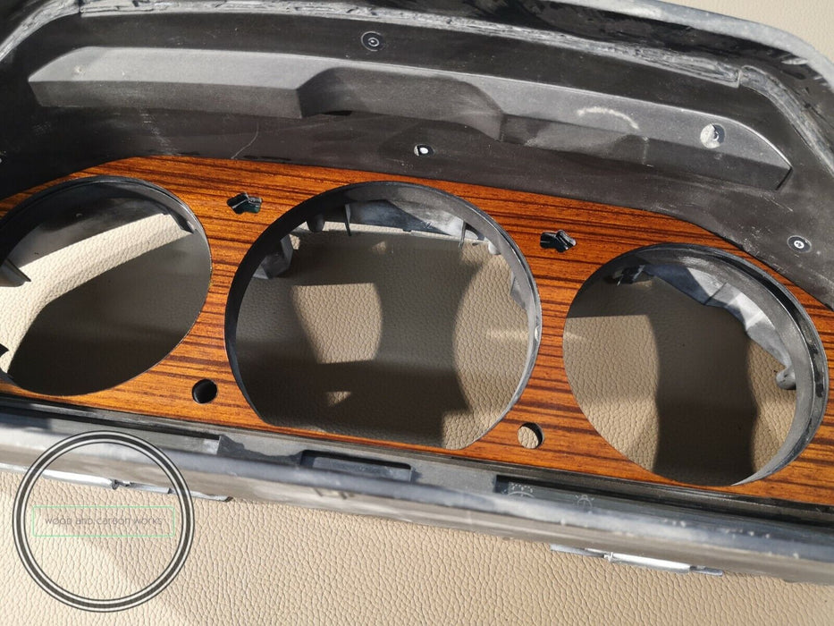 W123 Mercedes Benz Speedometer Cover Zebrano Insturment wood trim for w123