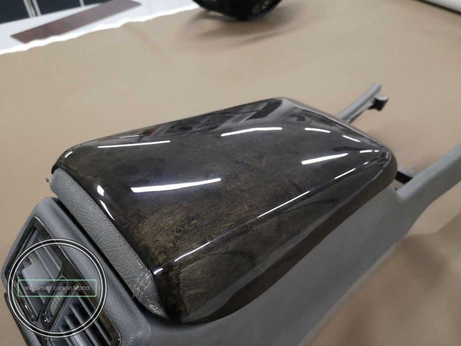 MERCEDES W210 E55 AMG WOOD Arm rest FOR CENTRAL PIECE E320 E430 BIRDEYES MAPPLE