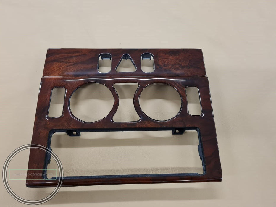 Mercedes W210 Climate Panel Console Center Walnut Burl Wood