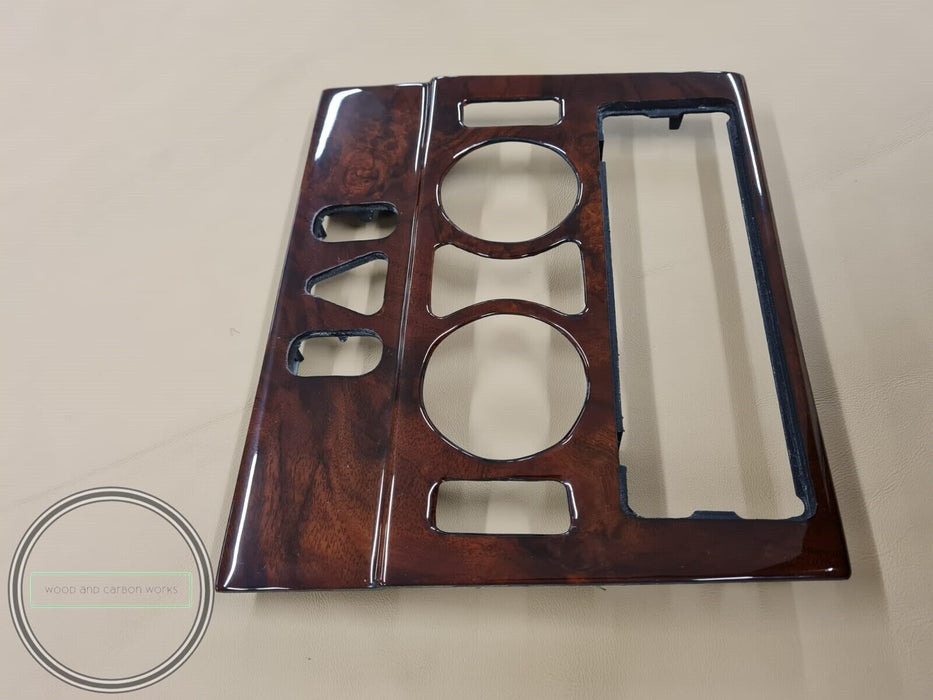 Mercedes W210 Climate Panel Console Center Walnut Burl Wood