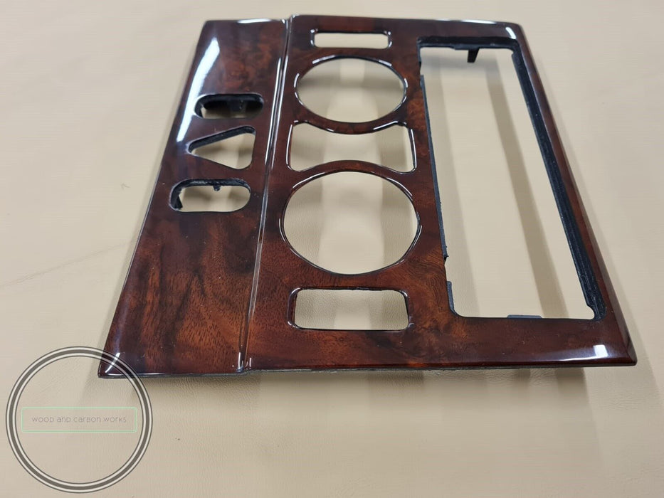 Mercedes W210 Climate Panel Console Center Walnut Burl Wood