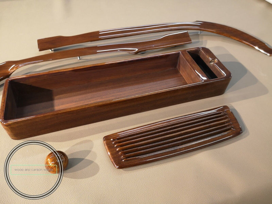 Mercedes Benz W113 Wood Trim Set 250sl 230sl 280sl Pagoda Plain Walnut GLOSS LHD