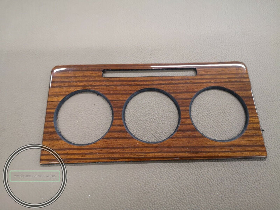 Mercedes W123 Air Vent Control Wood Trim Cover Panel Zebrano