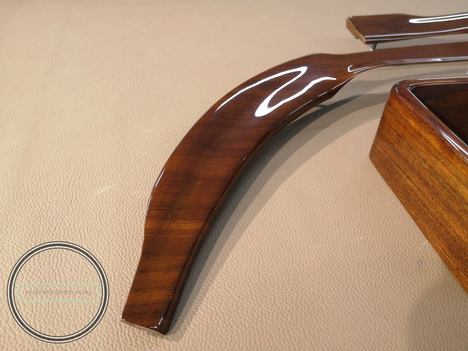 Mercedes Benz W113 Wood Trim Set 250sl 230sl 280sl Pagoda Plain Walnut GLOSS LHD