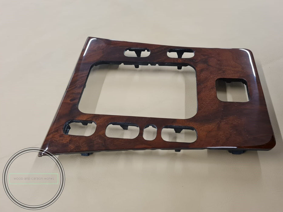 Mercedes w210 CENTER CONSOLE Wood Trim center BURLED WALNUT BURLWOOD