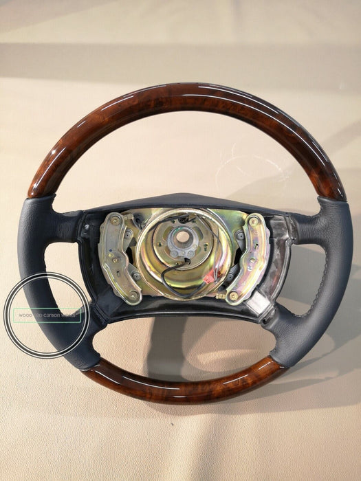 Mercedes R107 W126 C126 Wood steering wheel ZEBRANO