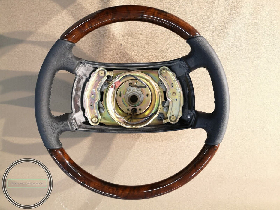 Mercedes R107 W126 C126 Wood steering wheel ZEBRANO