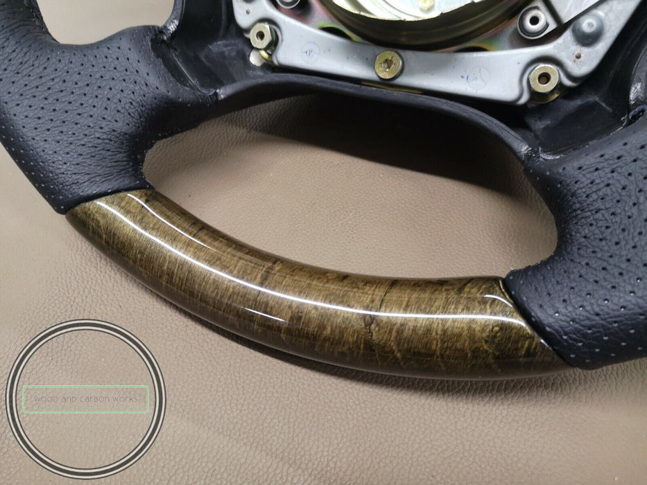 Mercedes W210 E Class Wood Steering Wheel Brabus Style Pre facelift models