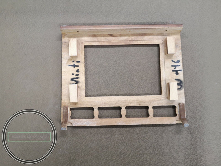 MERCEDES W116 CENTER CONSOLE WOOD TRIM For CLIMATE CONTROL