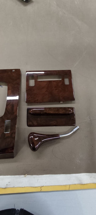 5 Pieces Mercedes R107 SL Center Shift Wood Trim Burlwood  500SL