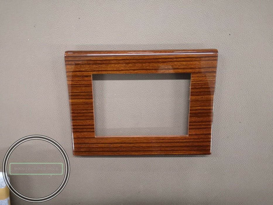 Mercedes R107 Climate Panel Wood Trim Zebrano Climate Panel