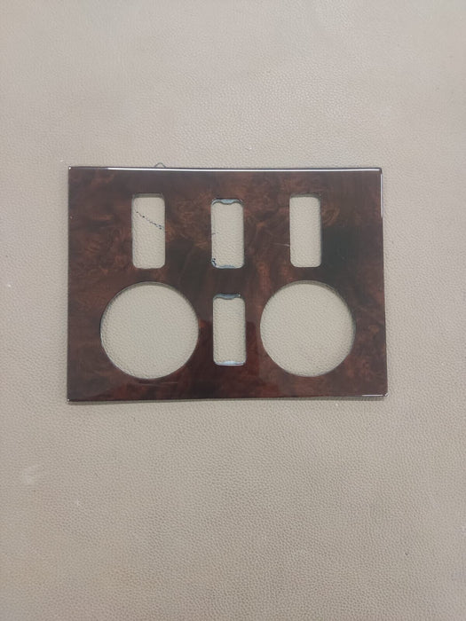 Mercedes R107 Wood Trim Zebrano Climate Panel 280sl 300sl 420sl early version