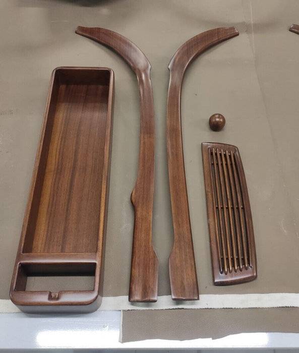 Mercedes Benz w113 sl Wood Trim Set satin matt 250sl  280sl Pagoda Plain Walnut