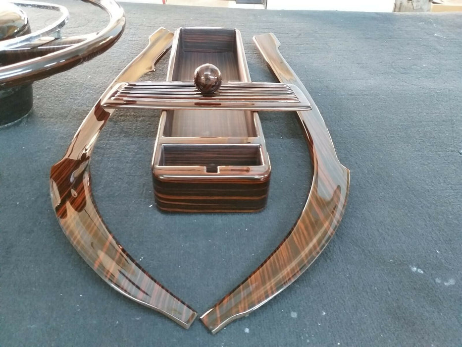 Mercedes W113 Wood Trim Set Steering 230sl 280sl Pagoda w113 ebony makkasar LHD
