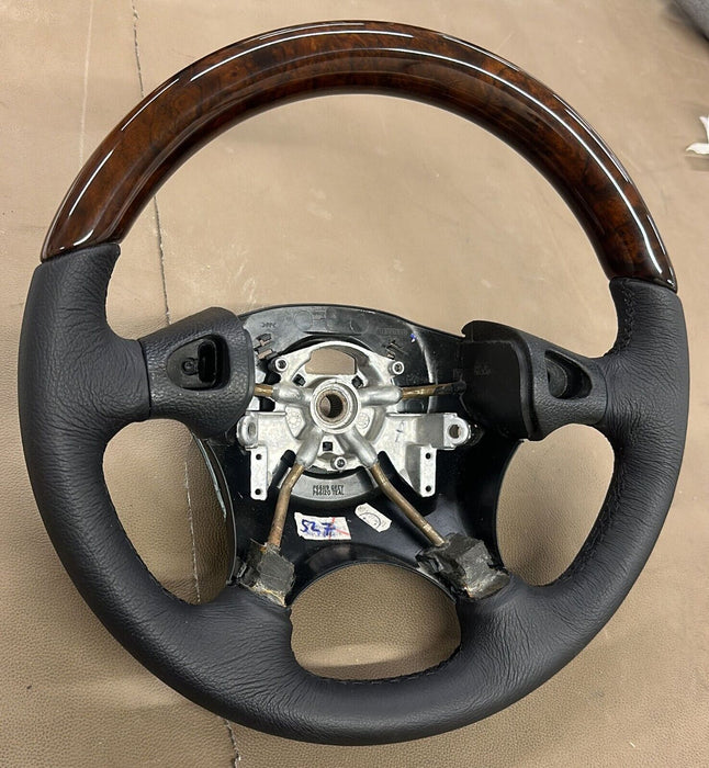 Land Rover Freelander Wood Steering Wheel OEM Burlwood